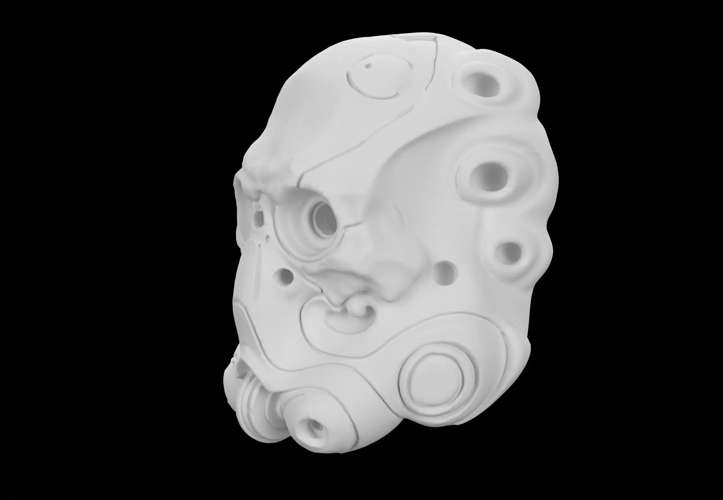 scifi mask 3D model_8