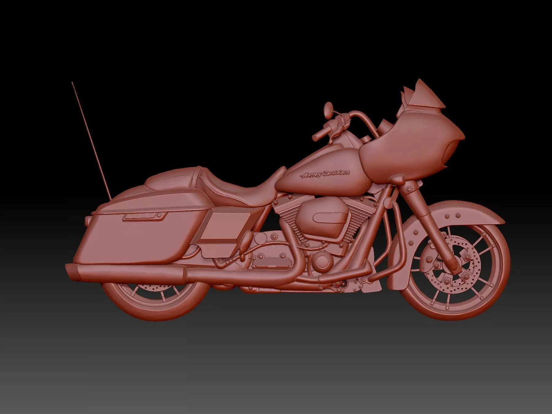 motorcycle 3D print model