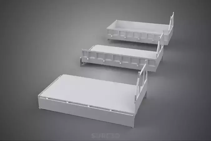 OPEN CLOSED TRUCK BACK 3 WAY WIDE DECK DROP SIDE LOAD BED PICKUP