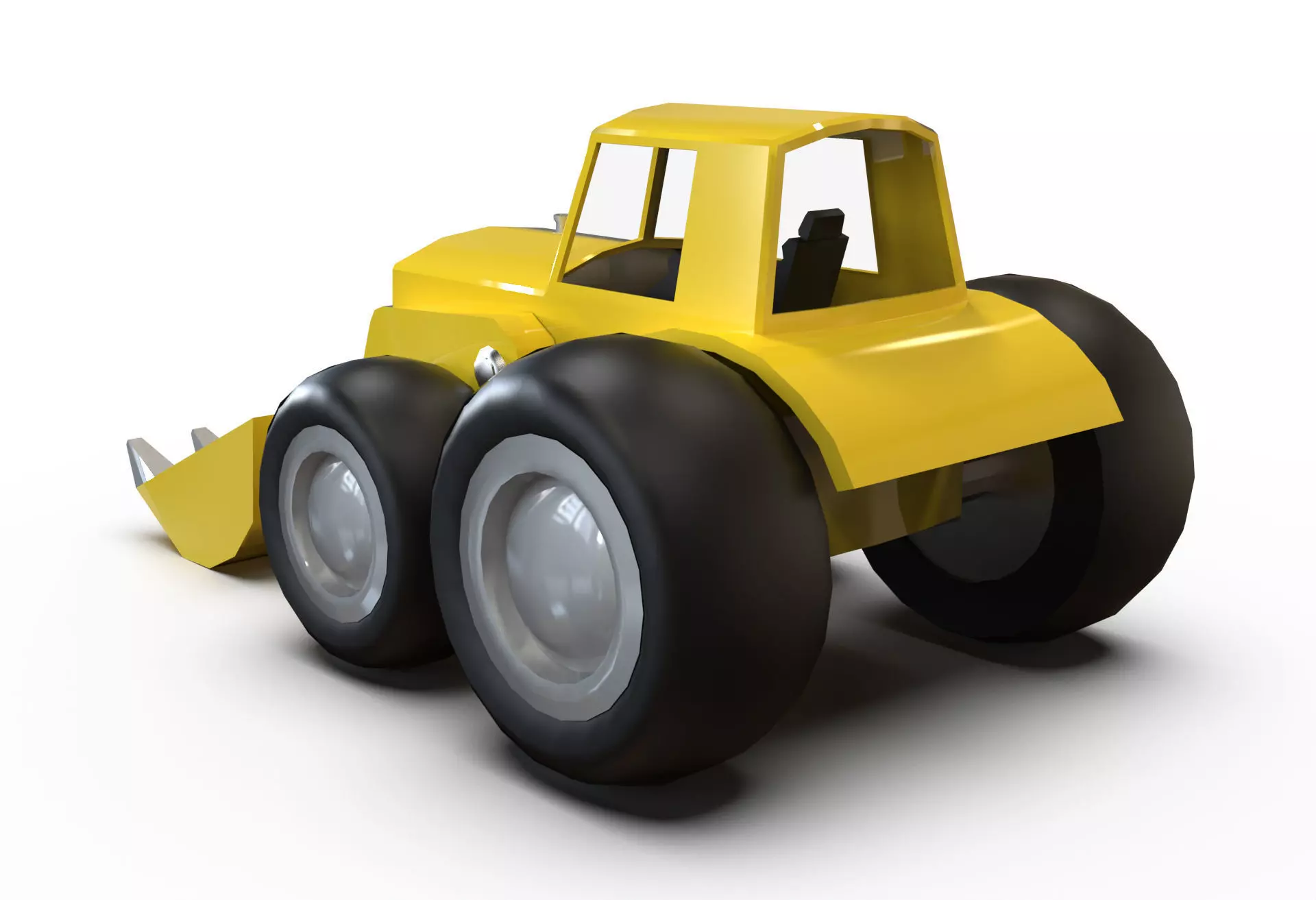 Track Low Poly  3D model_5