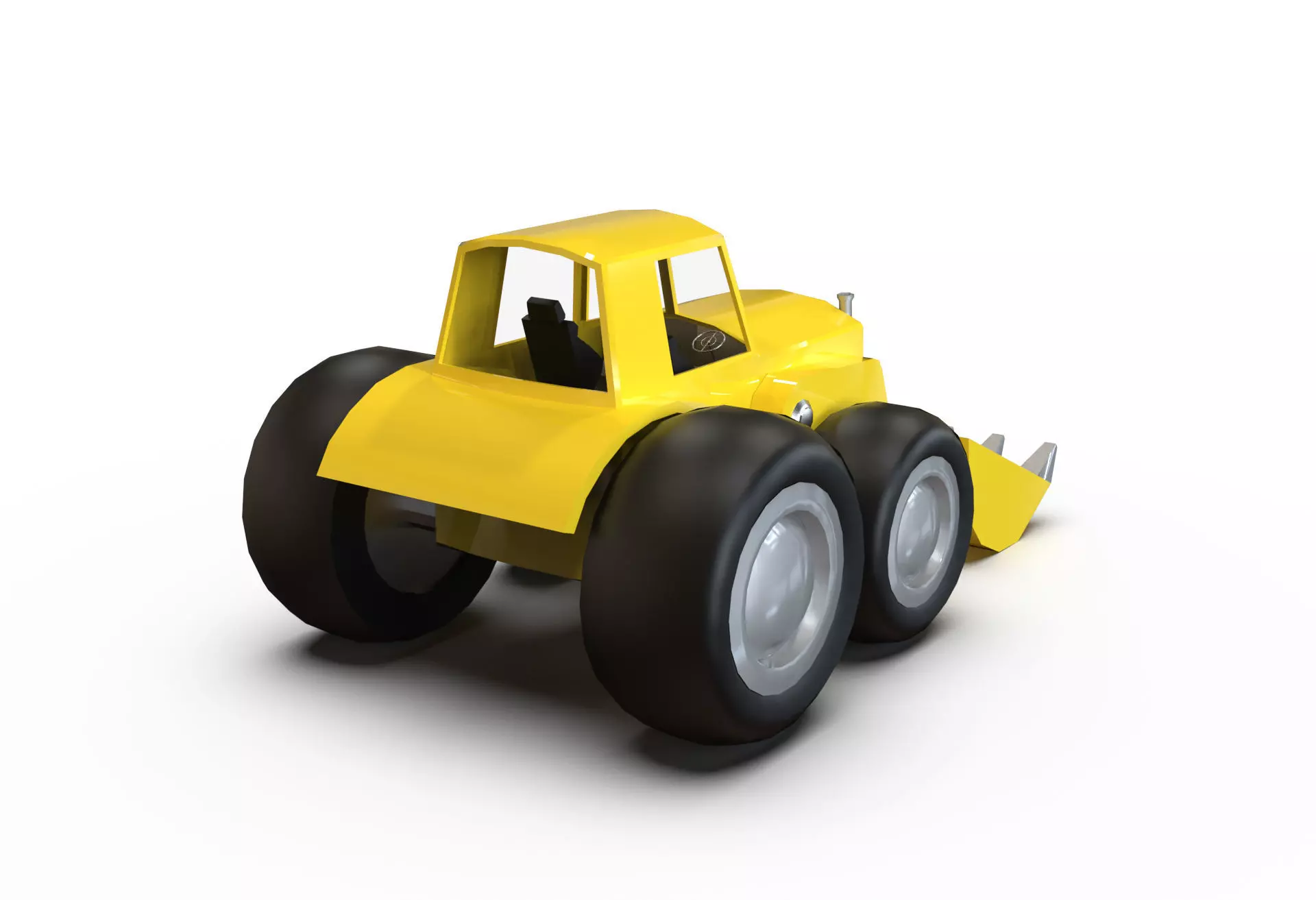 Track Low Poly  3D model_4