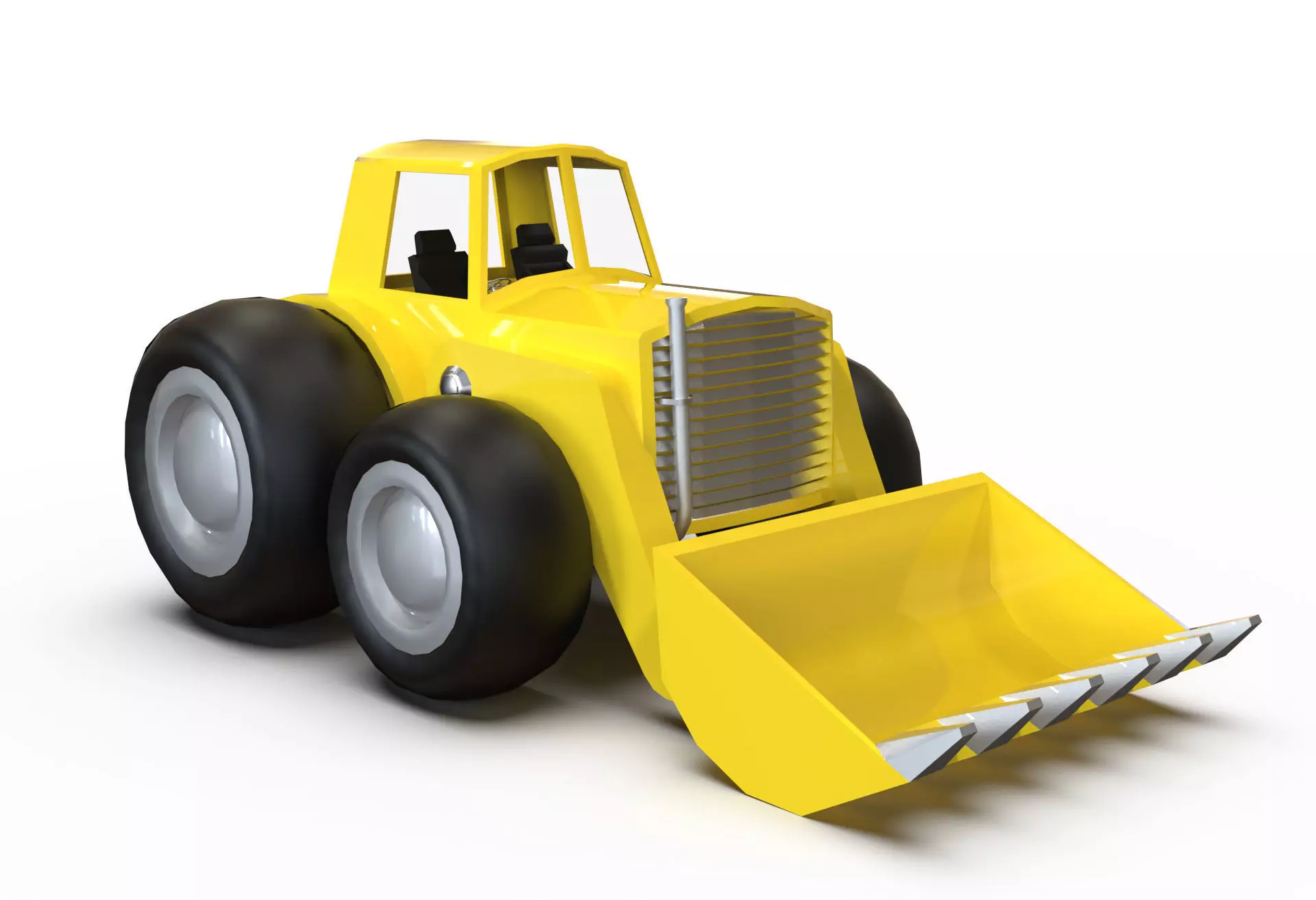 Track Low Poly  3D model_2