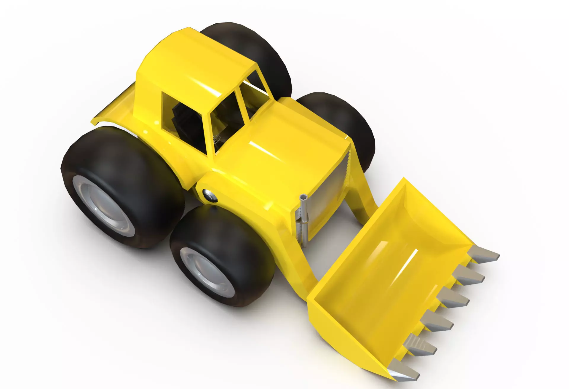Track Low Poly  3D model_3