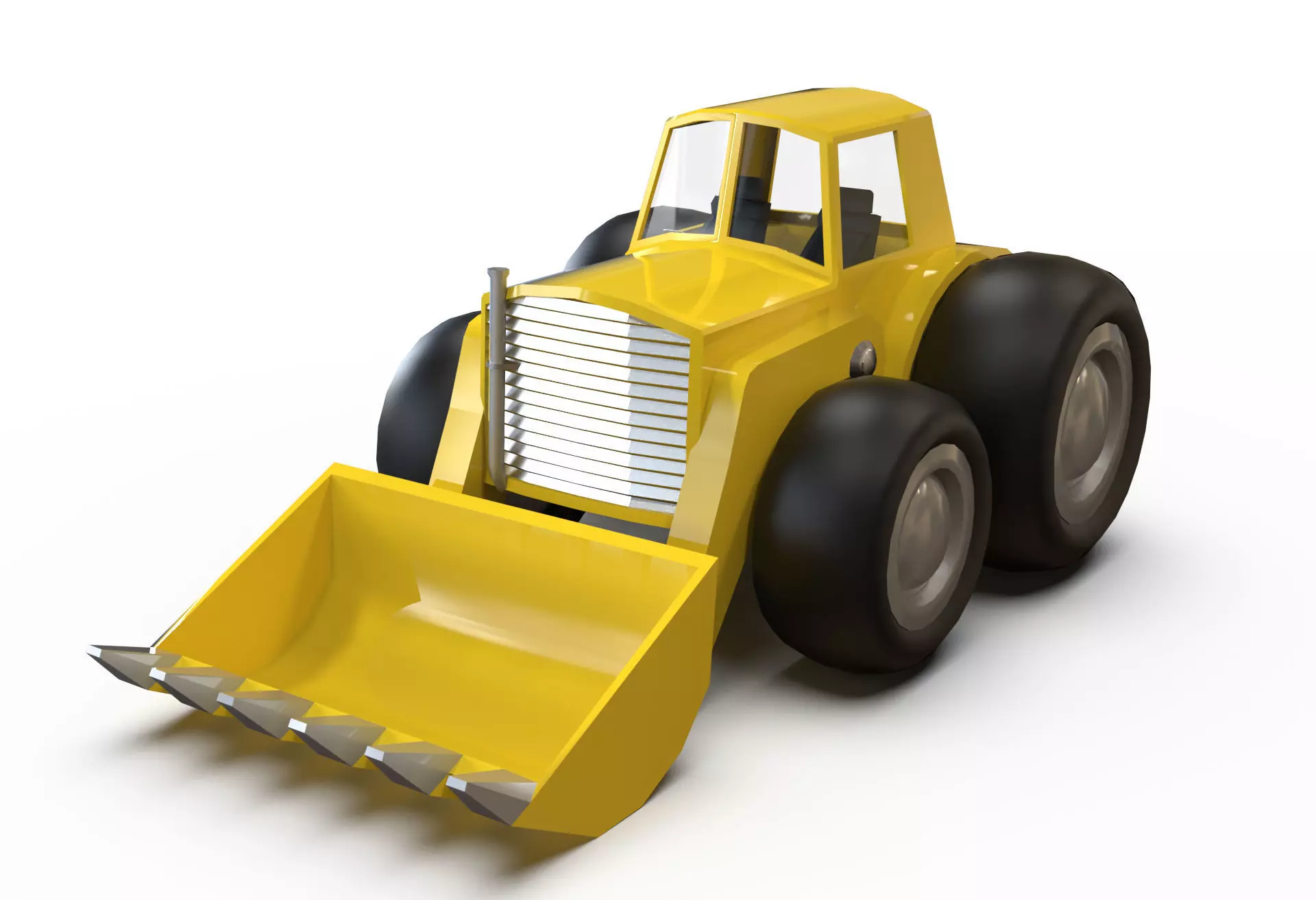 Track Low Poly  3D model_0