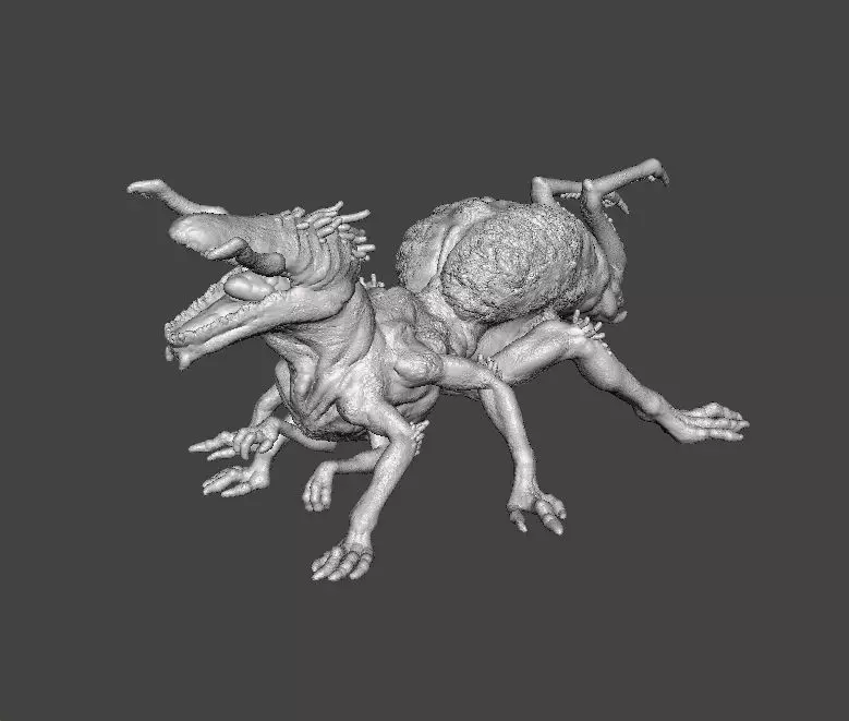 QUEEN CRAWLER MINIATURE MODEL FIGURE FANTASY OR HORROR GAMES RPG 3D print model_0