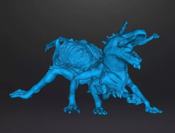 QUEEN CRAWLER MINIATURE MODEL FIGURE FANTASY OR HORROR GAMES RPG 3D print model_9