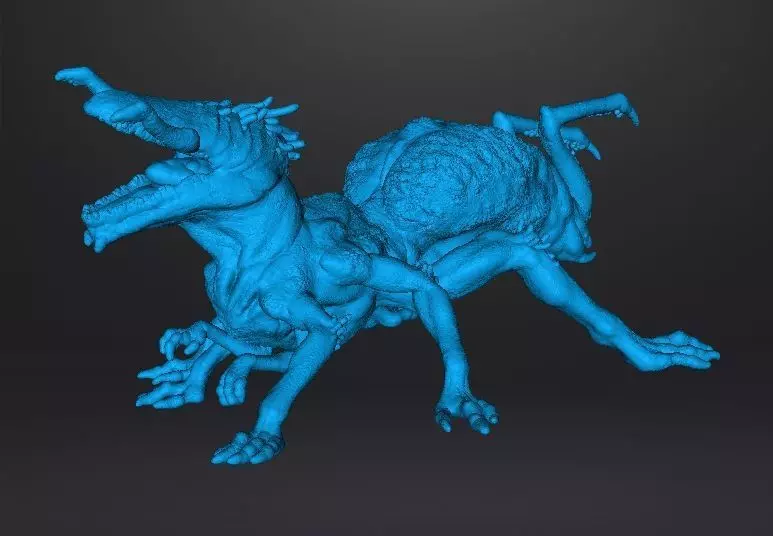 QUEEN CRAWLER MINIATURE MODEL FIGURE FANTASY OR HORROR GAMES RPG 3D print model_11