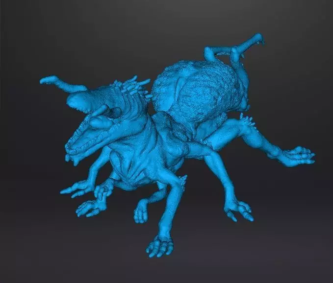 QUEEN CRAWLER MINIATURE MODEL FIGURE FANTASY OR HORROR GAMES RPG 3D print model_12