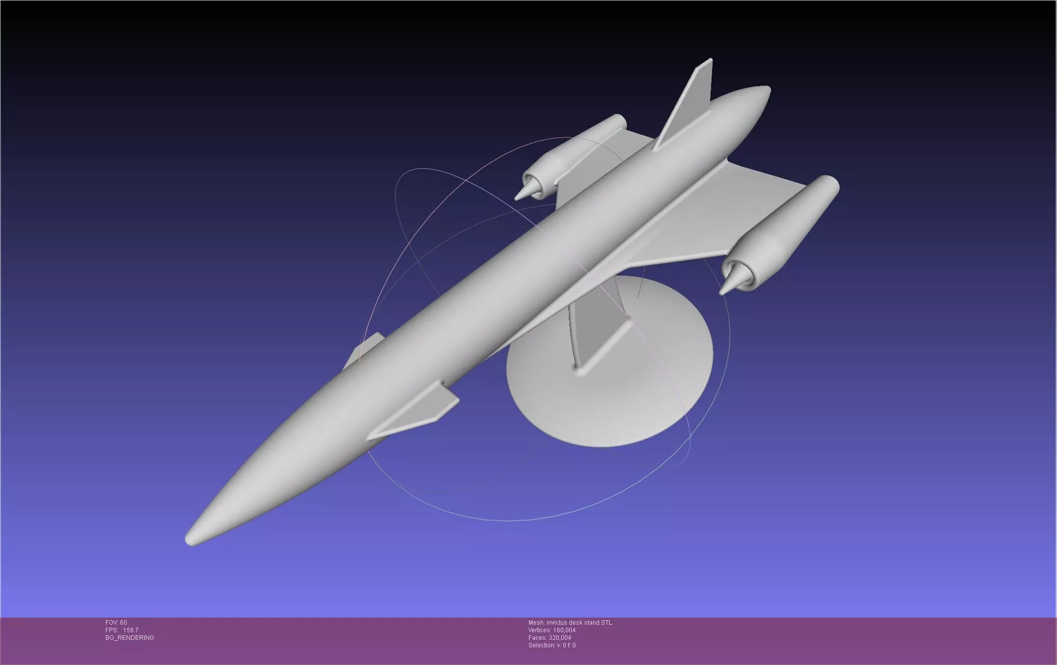 ESA Invictus Hypersonic Spaceplane Model 3D print model