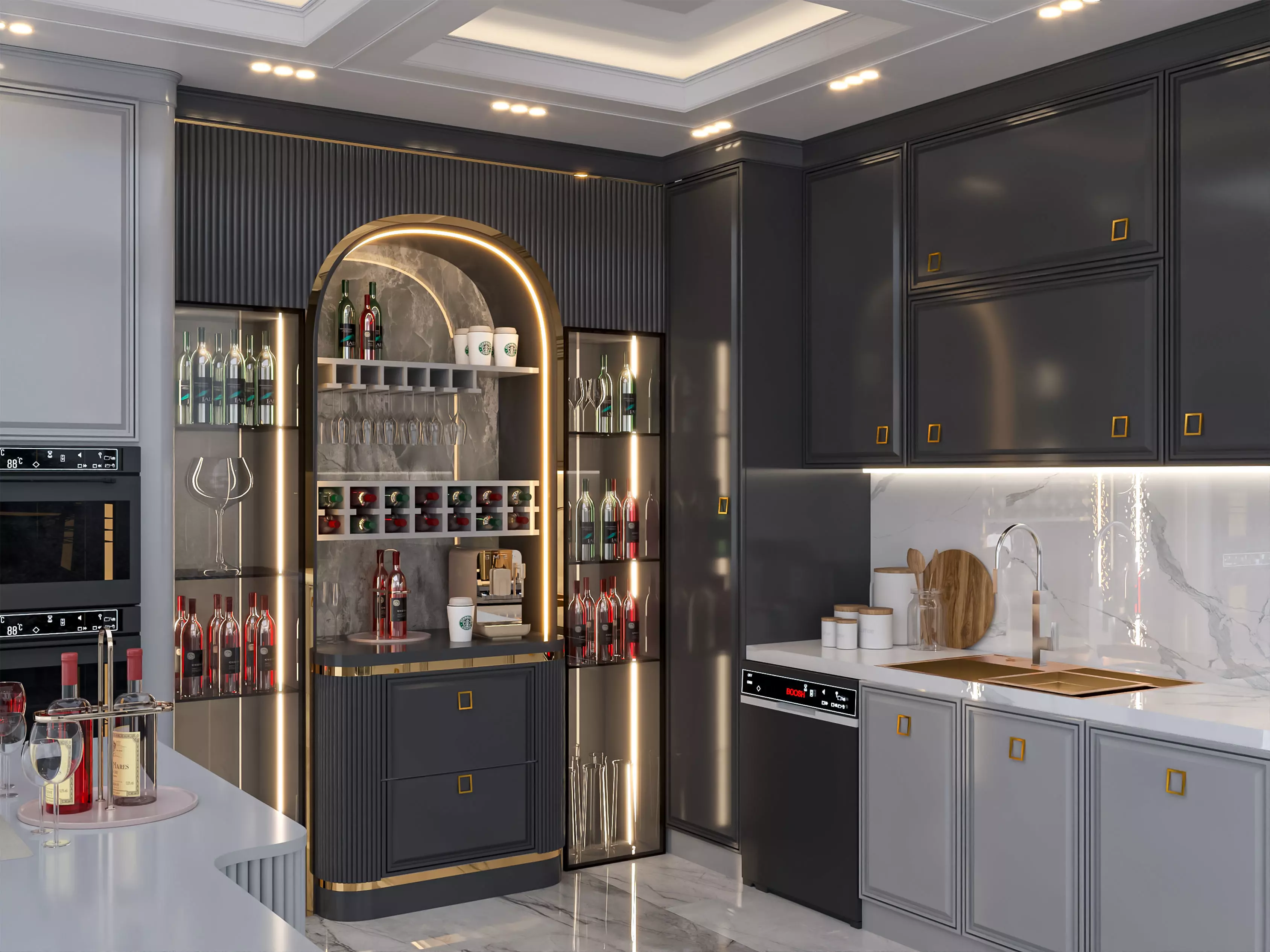 kitchen evermotione 3D model_11