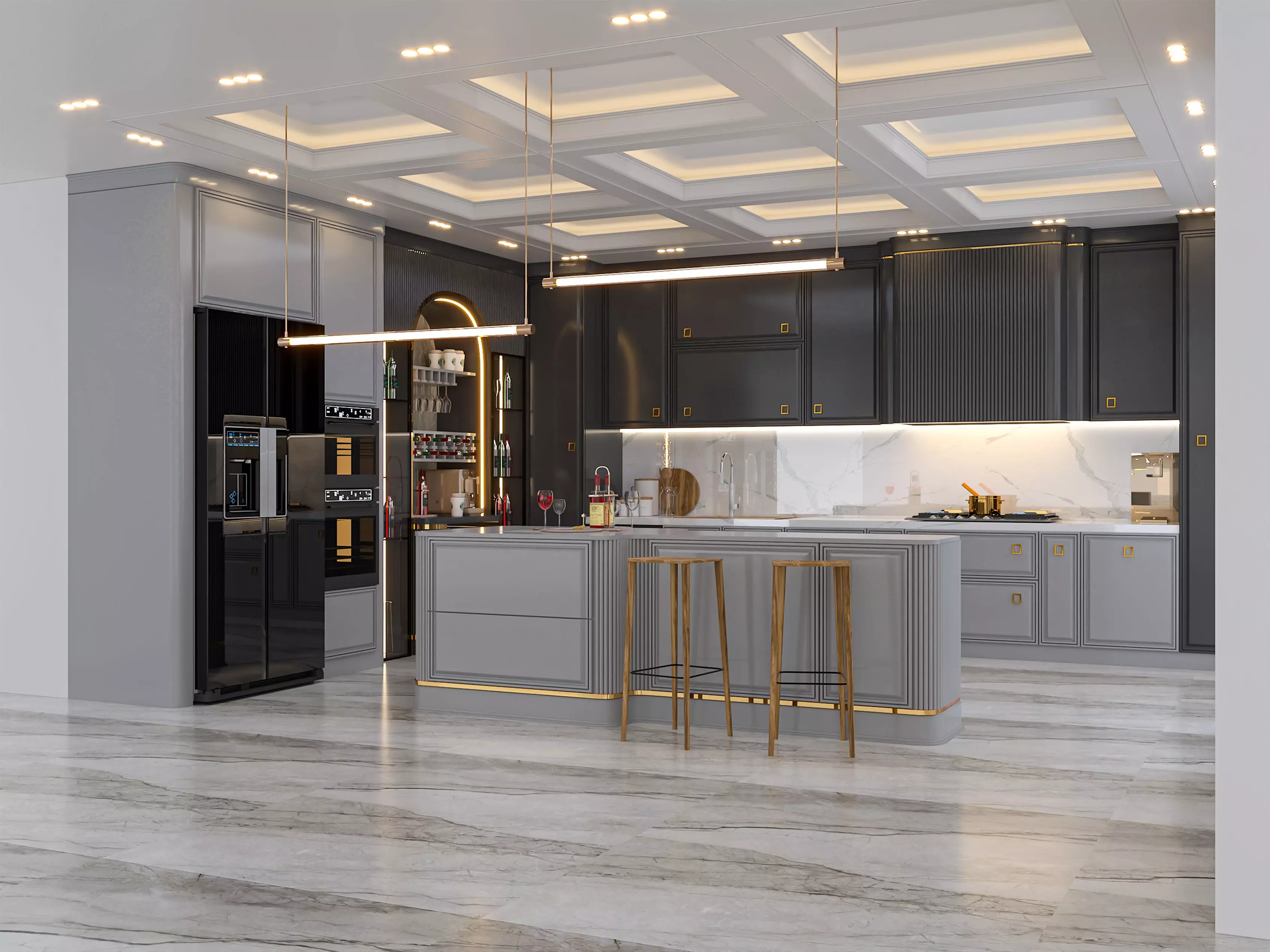 kitchen evermotione 3D model_0