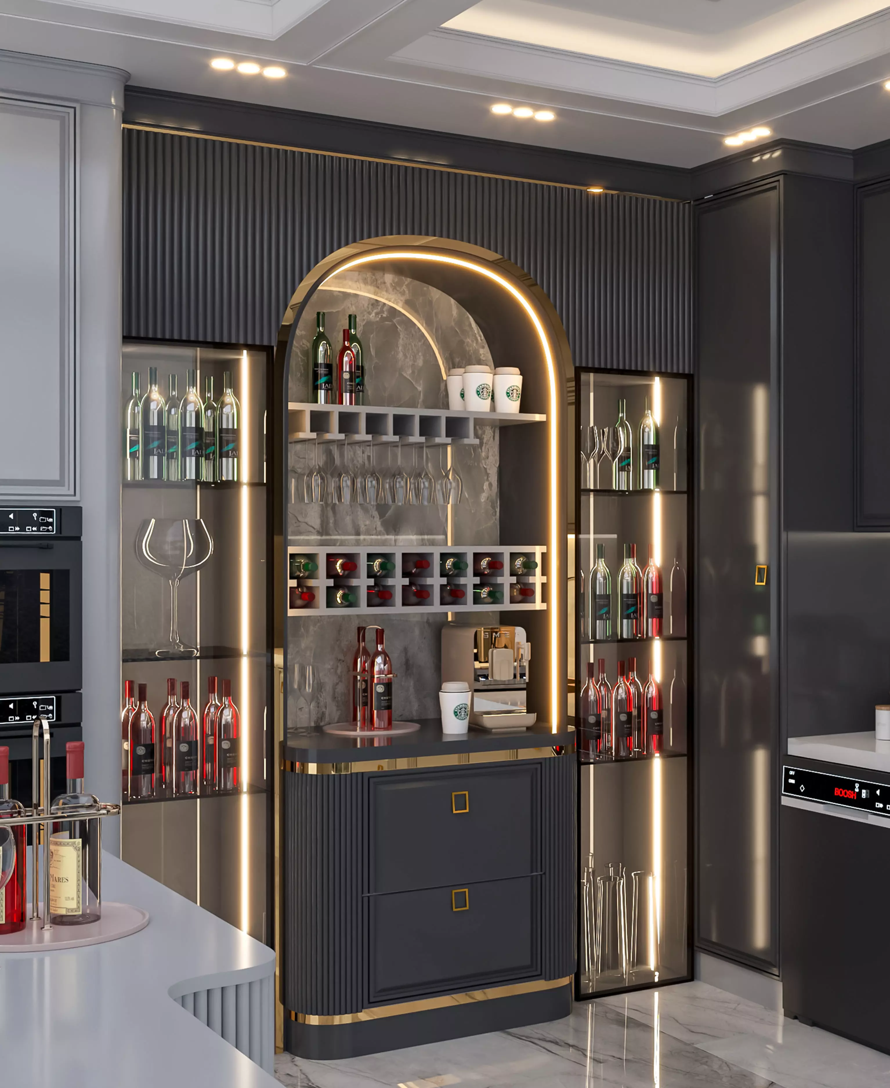 kitchen evermotione 3D model_14