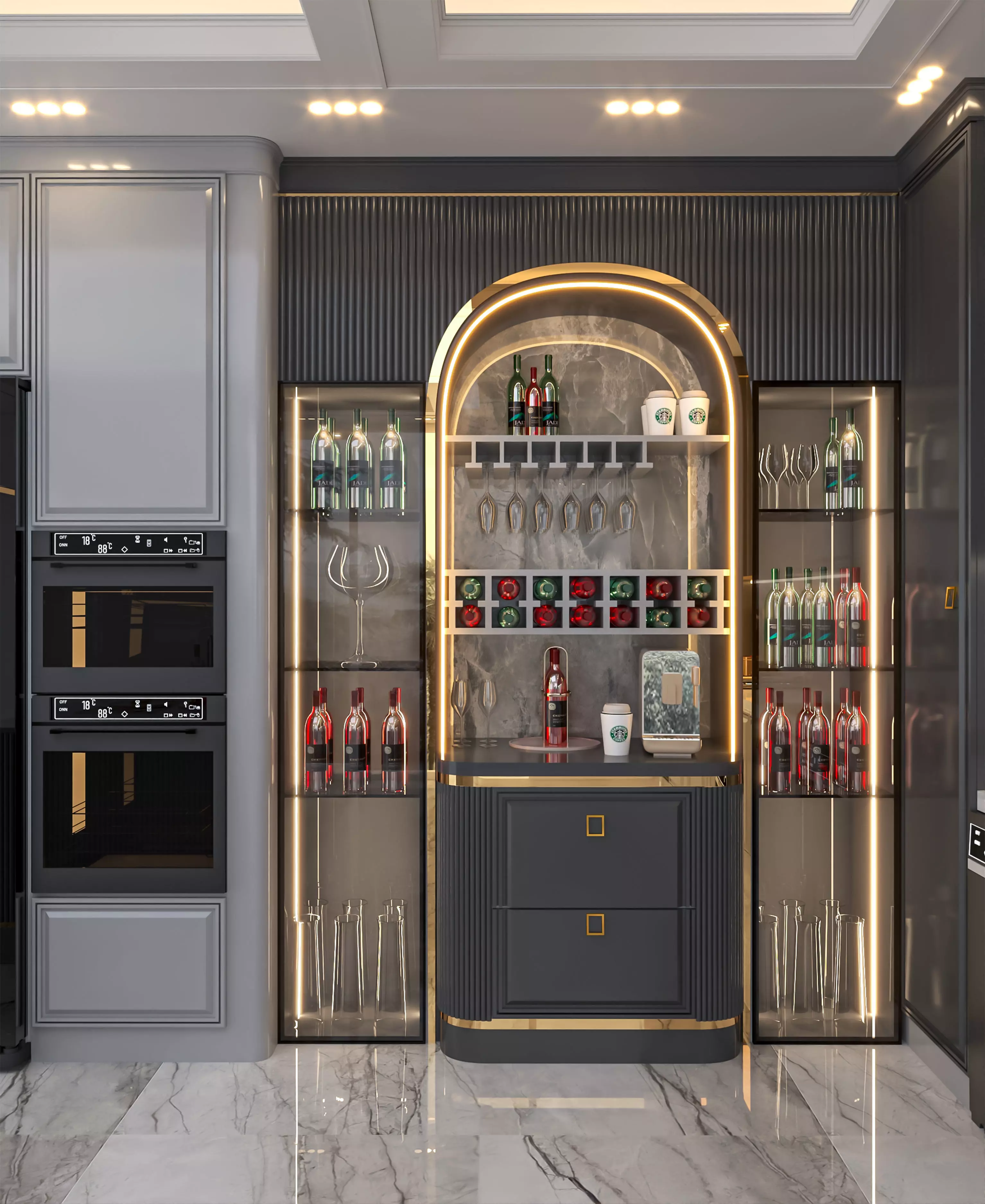 kitchen evermotione 3D model_16