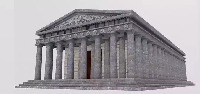 Parthenon Greek Temple 3D model