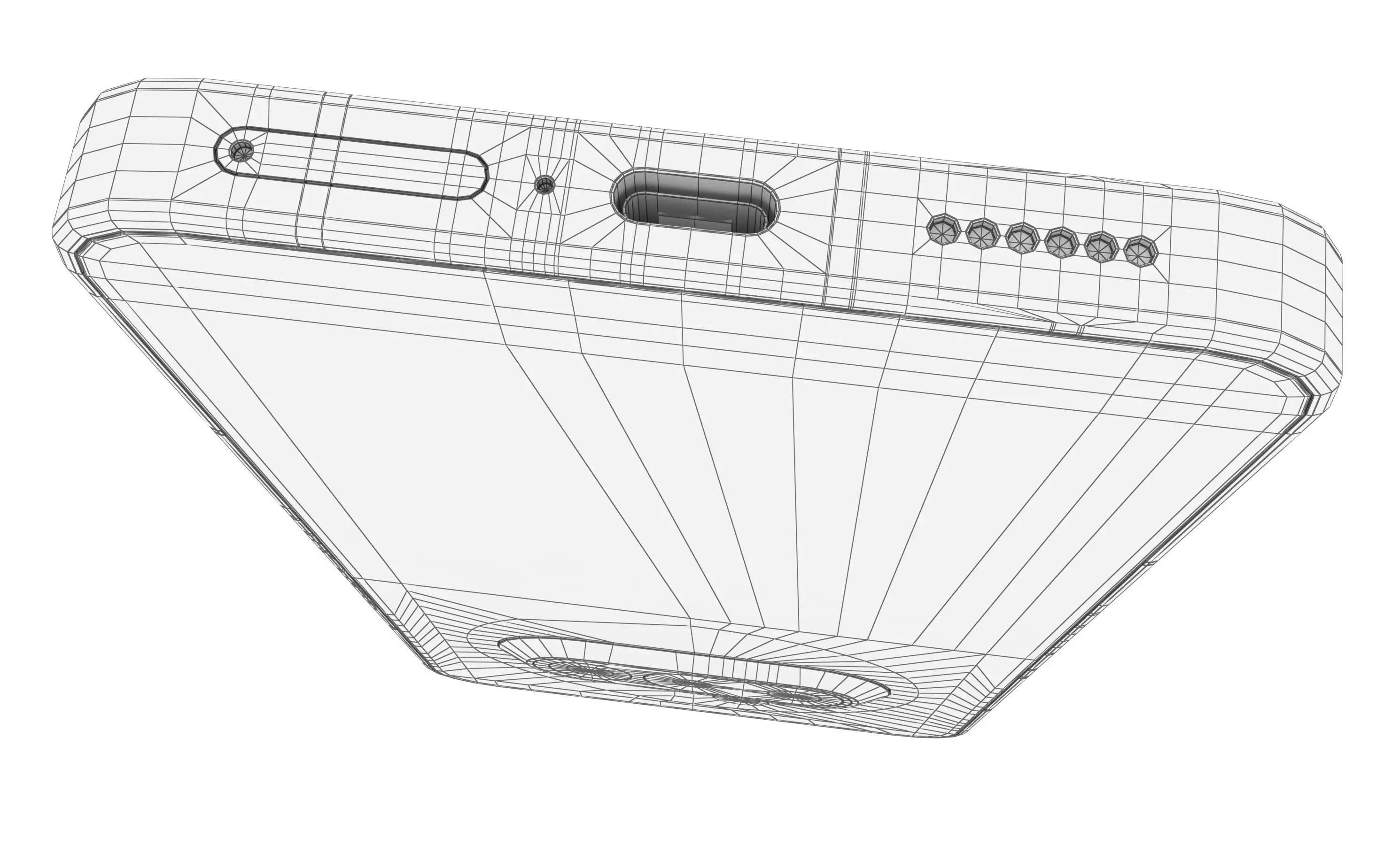 Nothing Phone 3a White 3D model_25