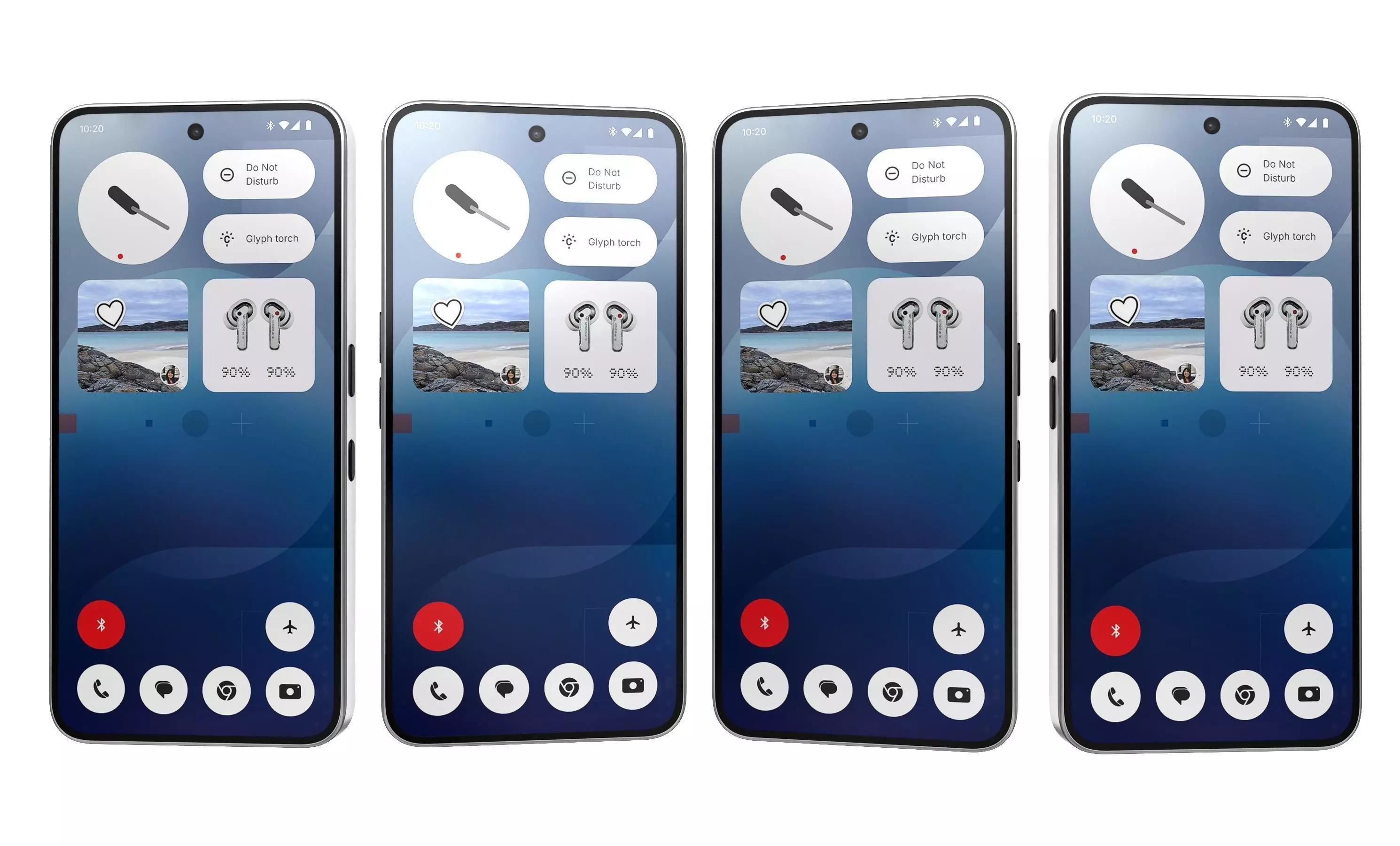 Nothing Phone 3a White 3D model_19