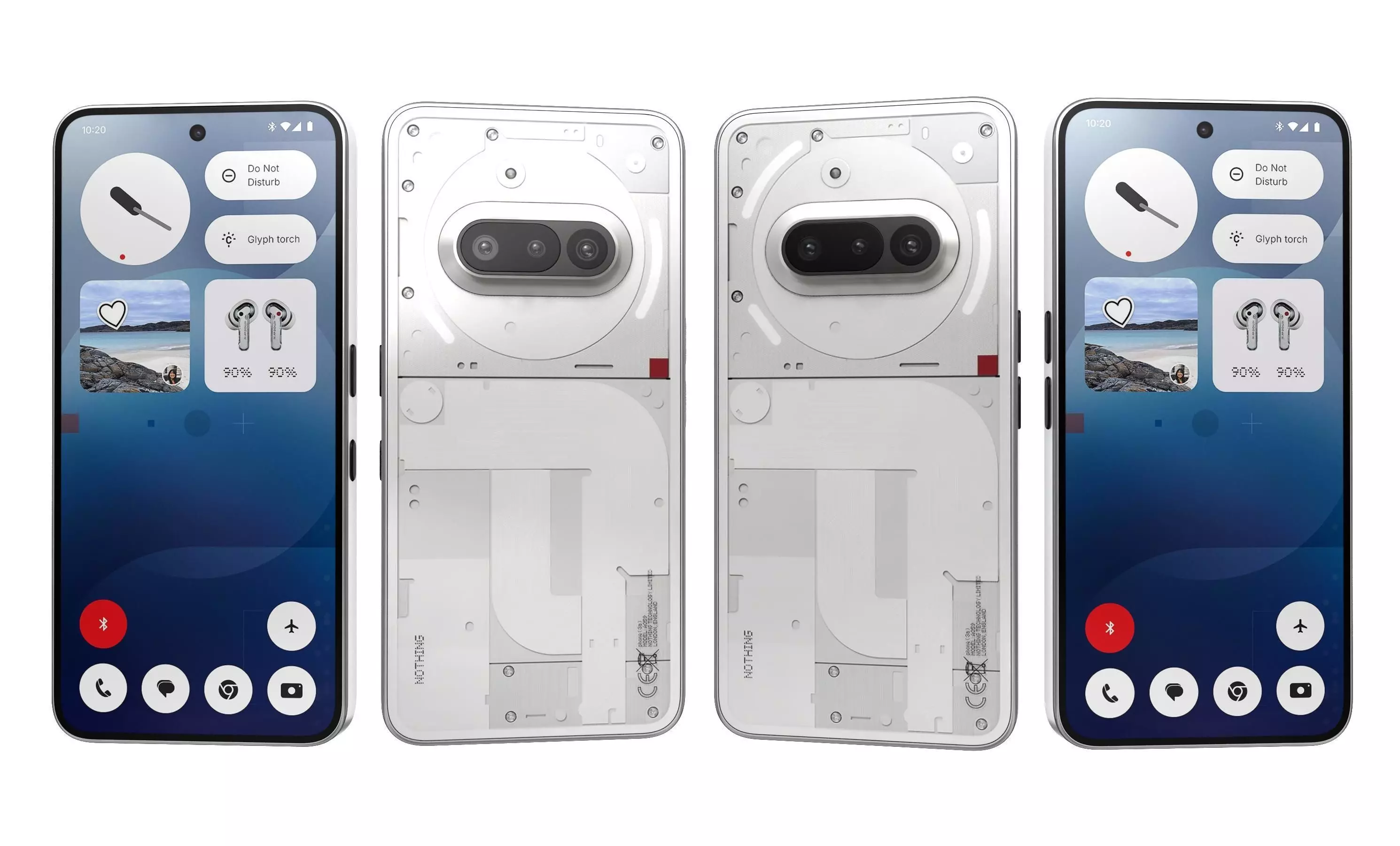 Nothing Phone 3a White 3D model_16