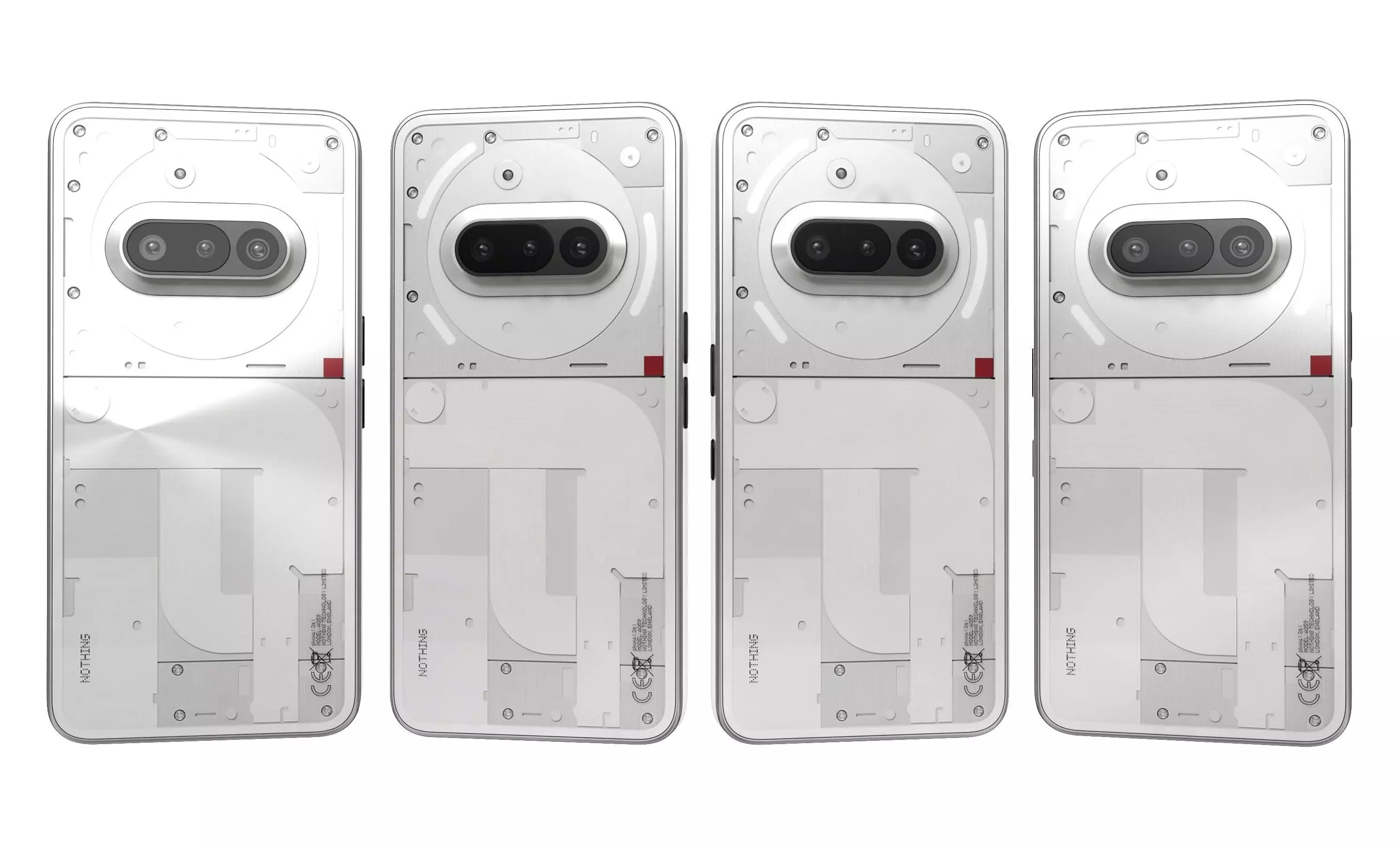 Nothing Phone 3a White 3D model_15