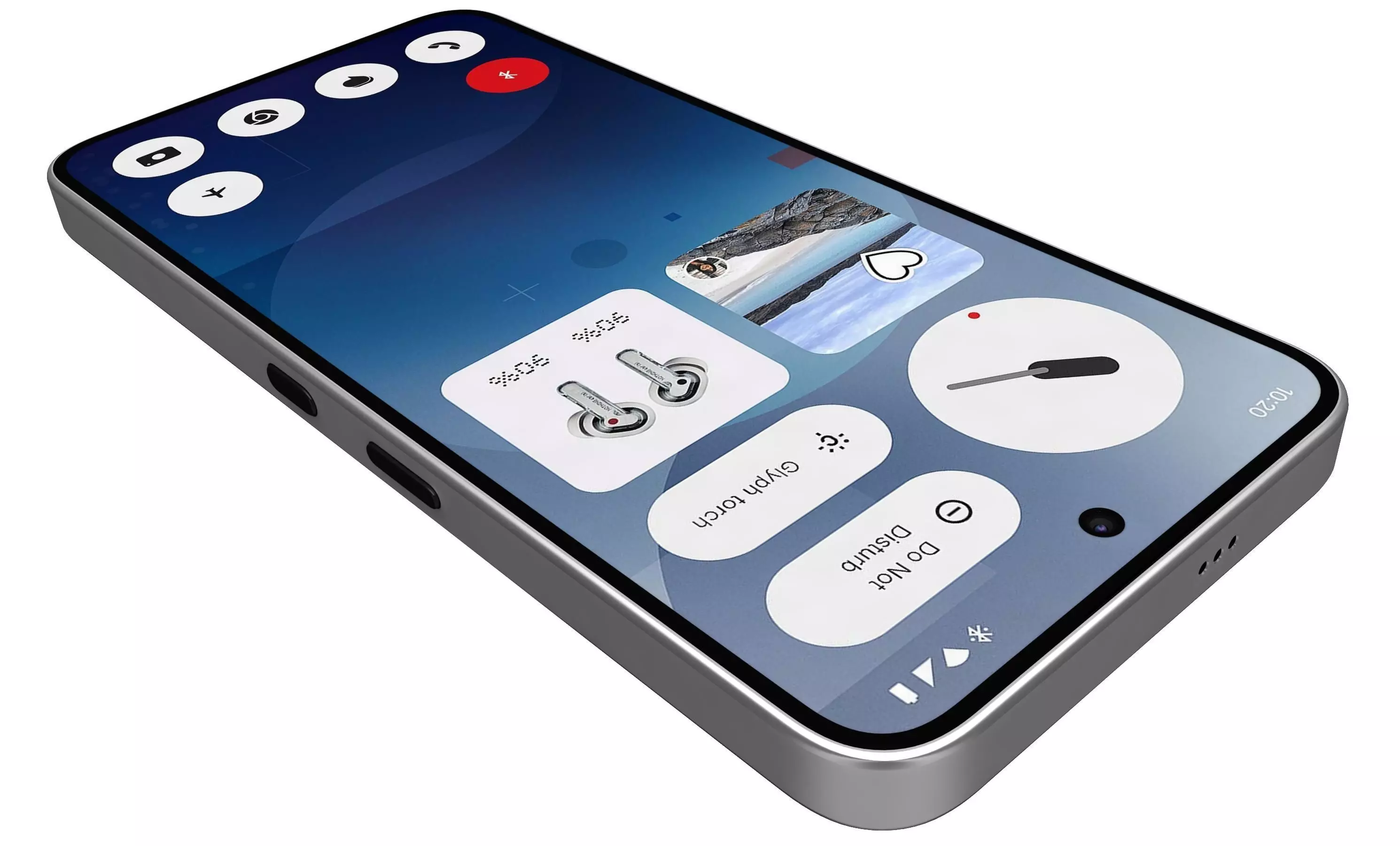 Nothing Phone 3a White 3D model_10