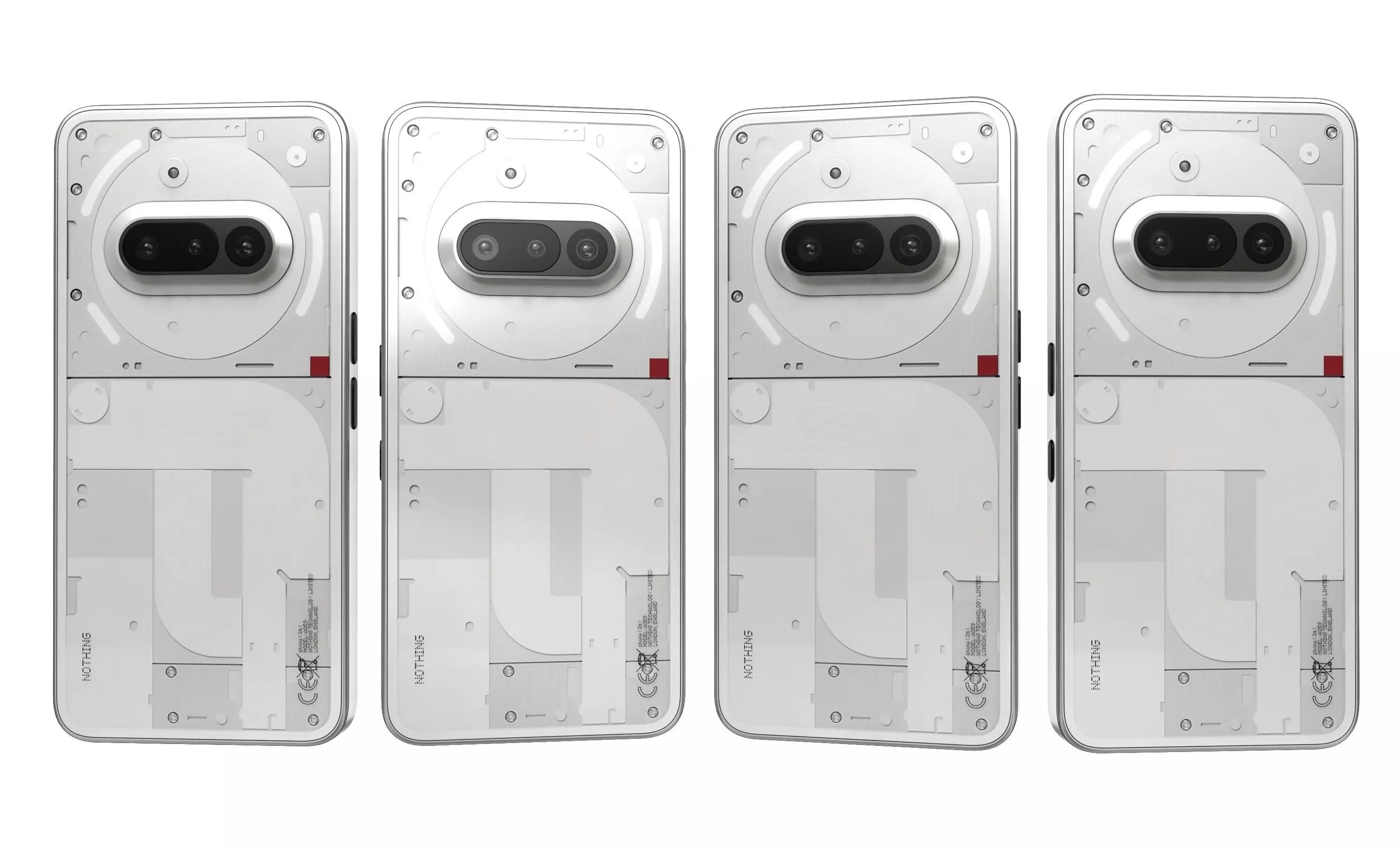 Nothing Phone 3a White 3D model_17