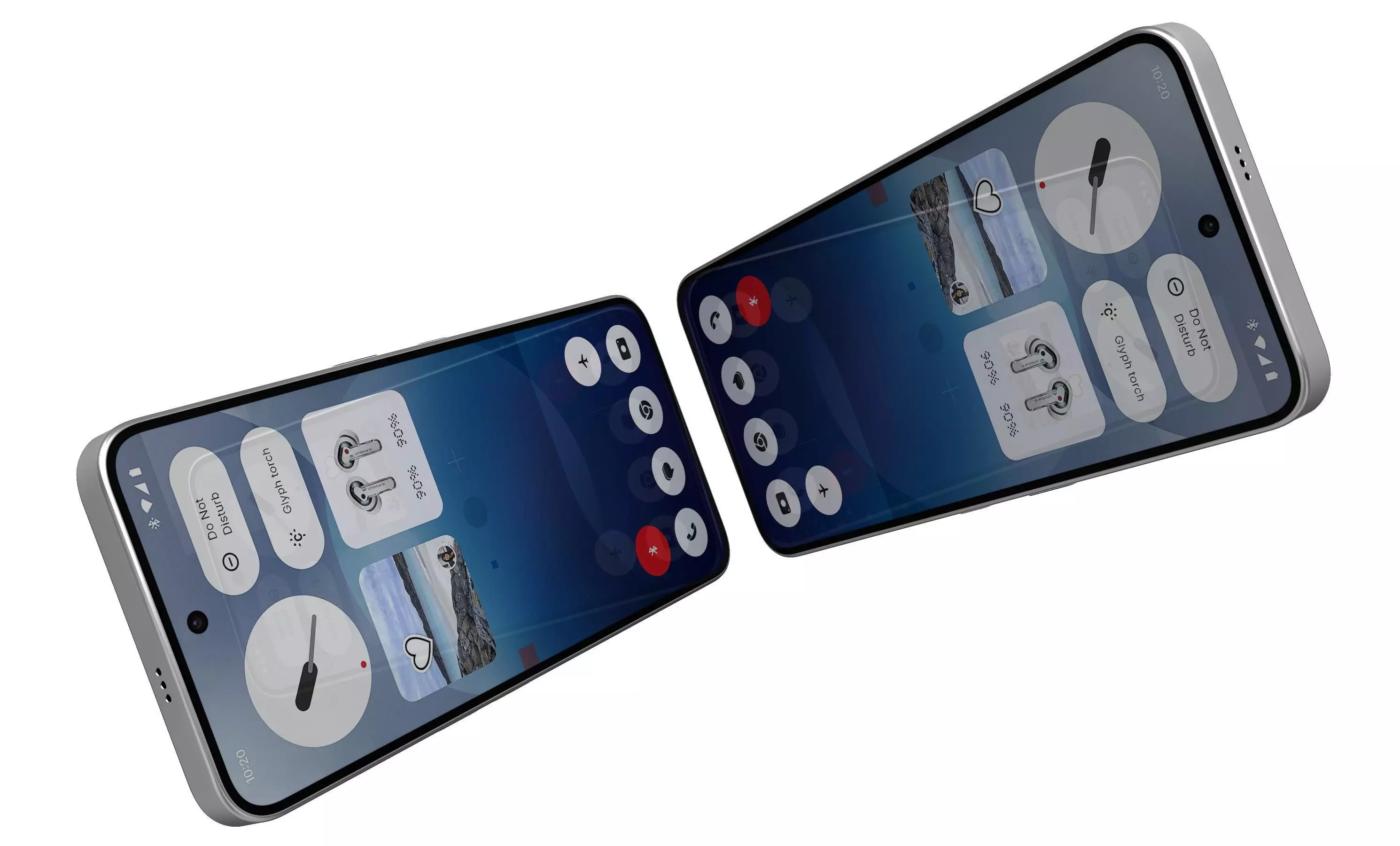 Nothing Phone 3a White 3D model_5