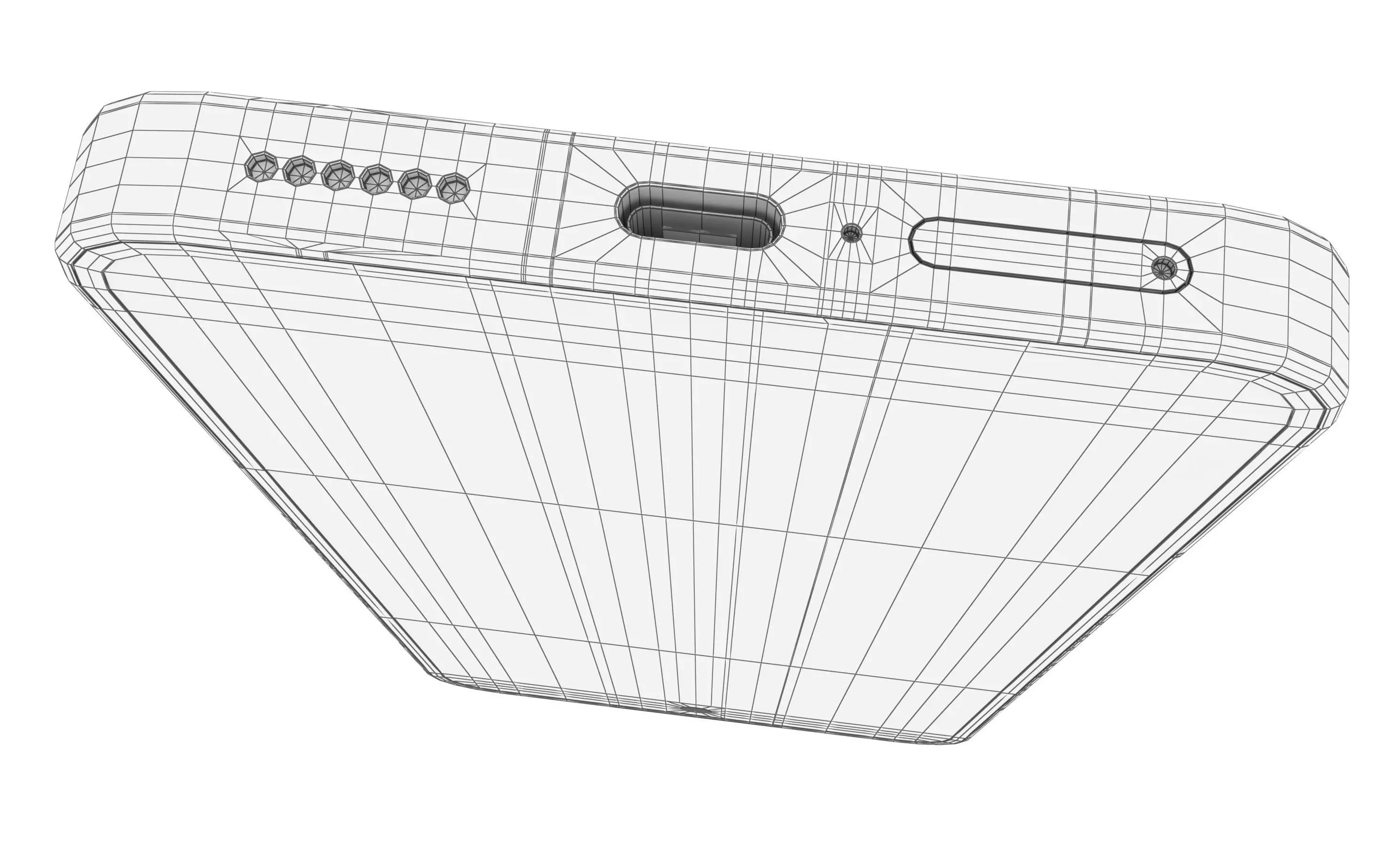 Nothing Phone 3a White 3D model_24