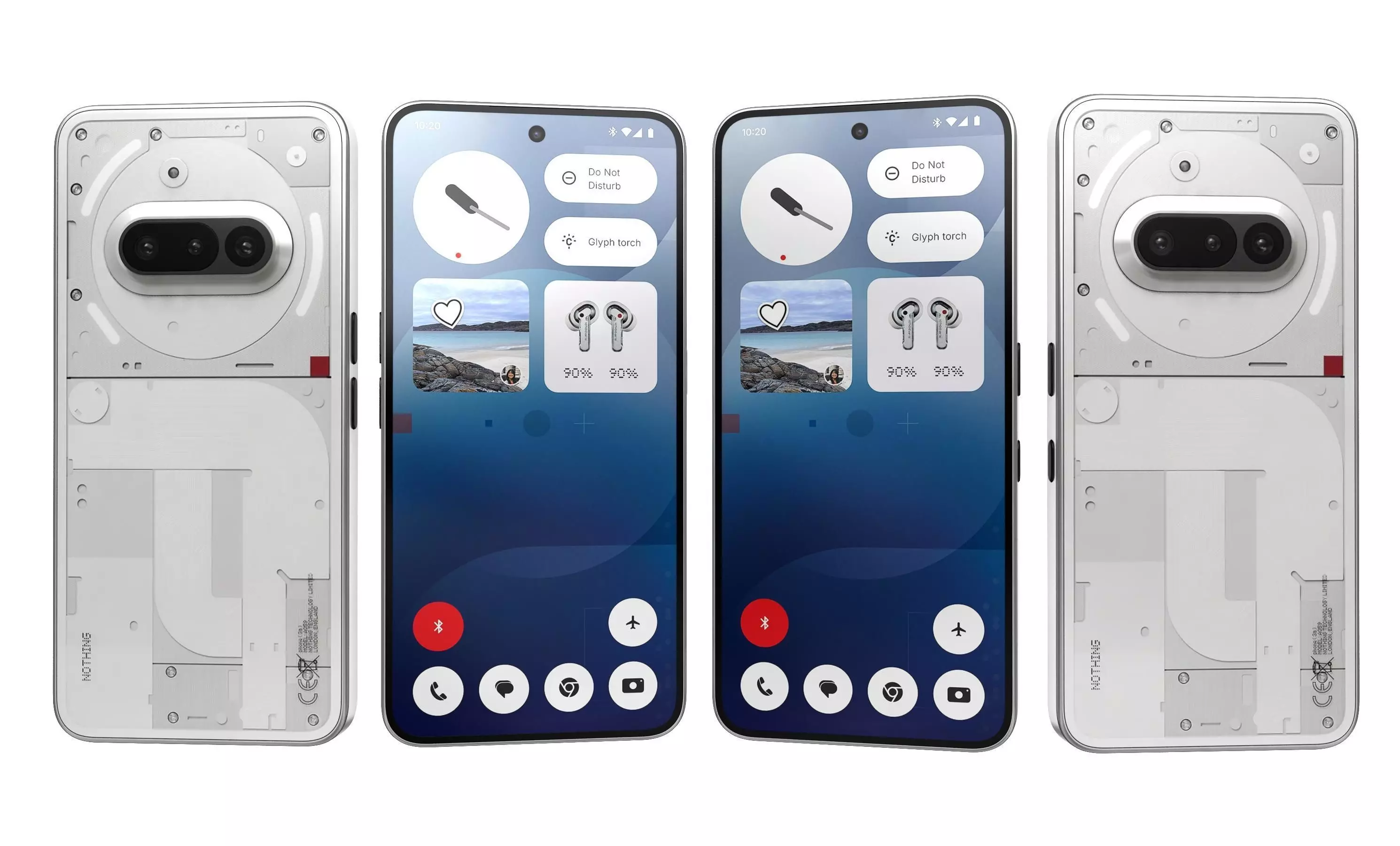 Nothing Phone 3a White 3D model_18