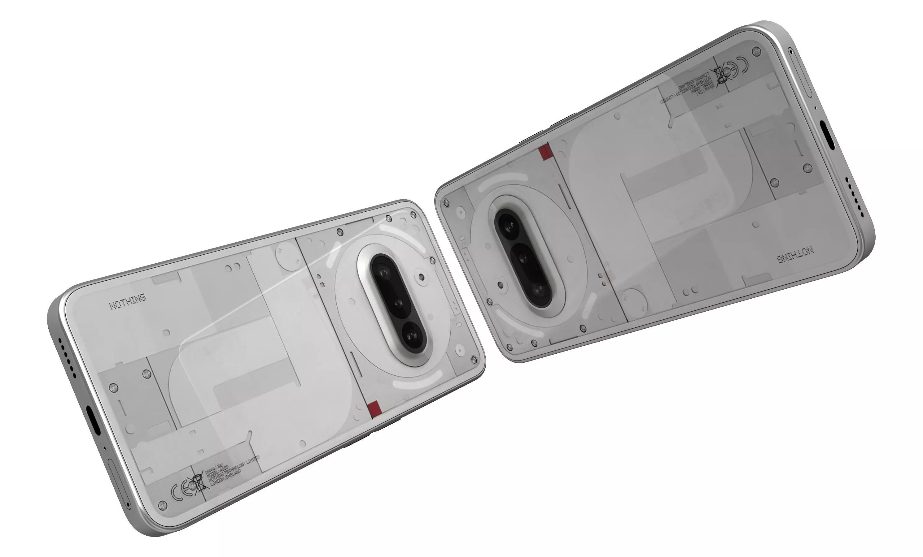 Nothing Phone 3a White 3D model_6