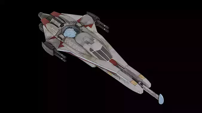 Arrowhead Starship - Lego Star Wars The Freemaker Adventures 3D model