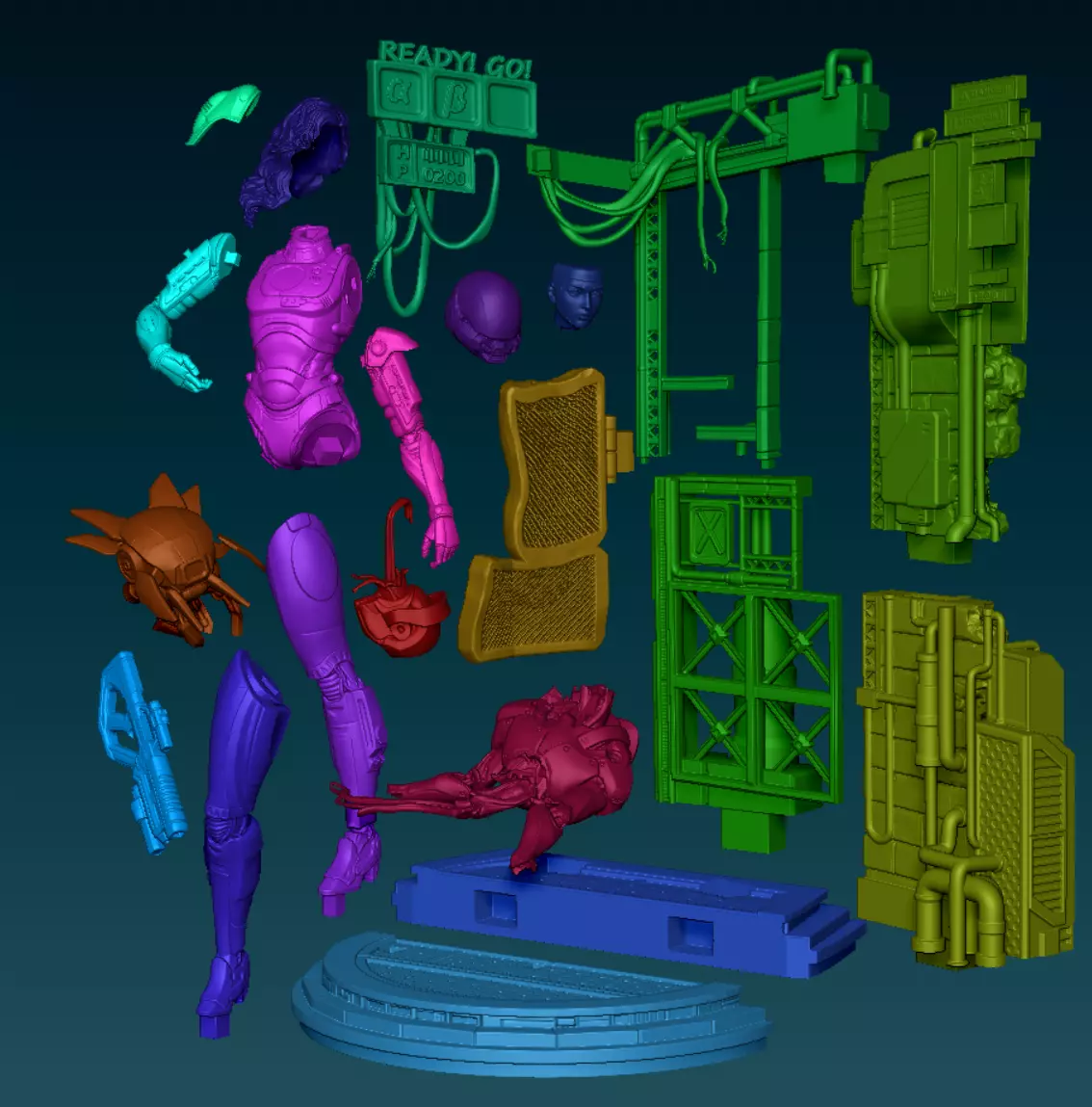 Super Rescue Solbrain NES - 3D print model 3D print model_8