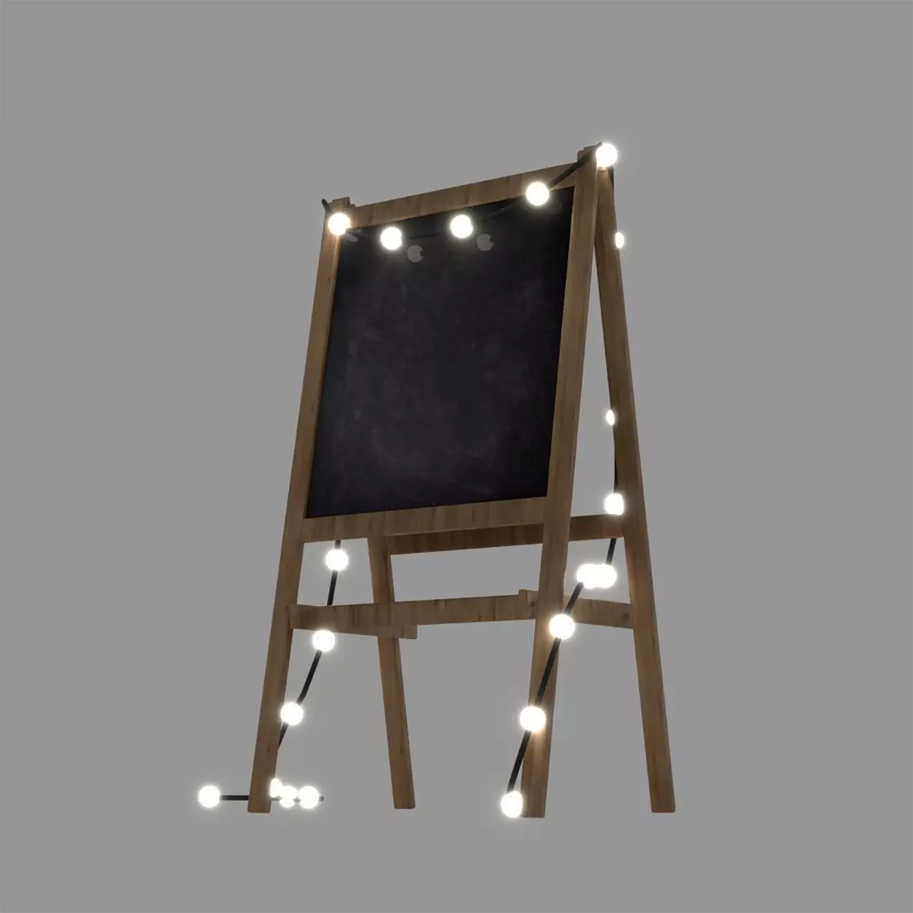 MENU SIGNBOARD - WELCOME SIGNBOARD 3D model_3