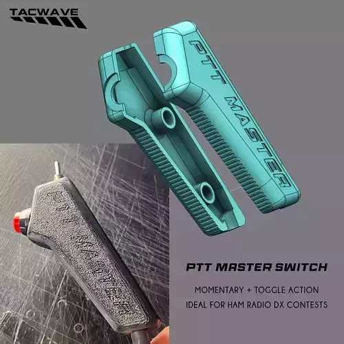 PTT MASTER MULTI SWITCH FOR HAM RADIO DX CONTEST 3D print model