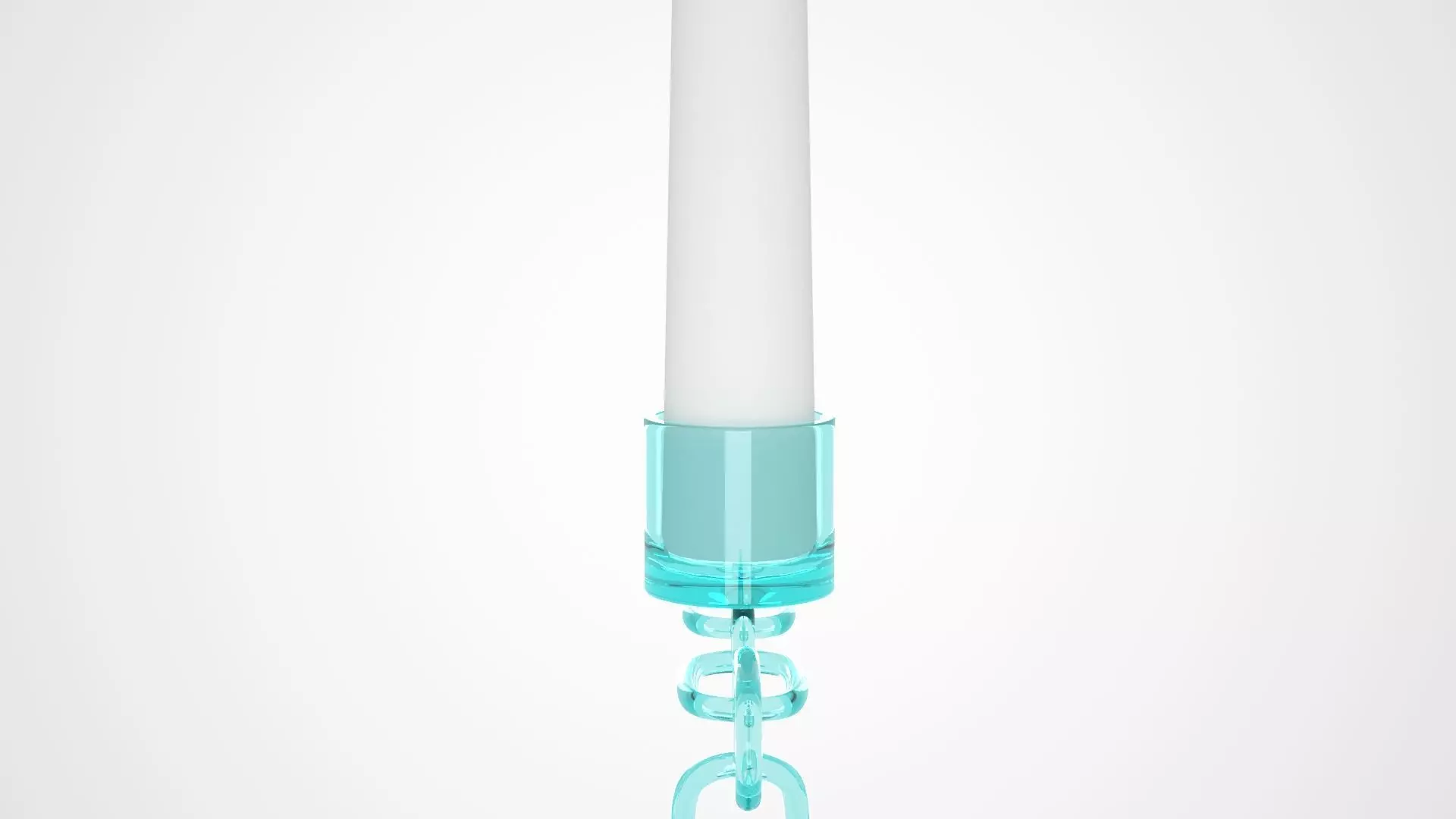 Chain Z Candleholder Tinted Glass Color 3D model_1