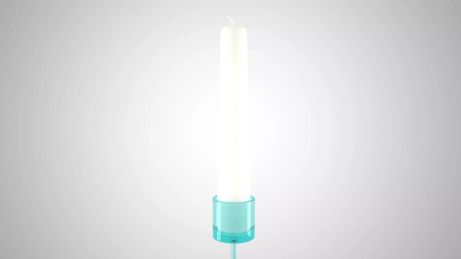 Chain L Candleholder Tinted Glass Color 3D model_3