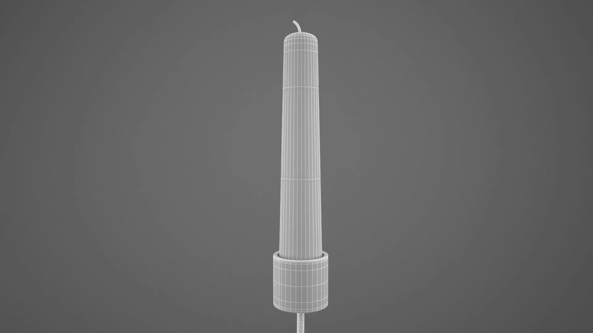 Chain L Candleholder Tinted Glass Color 3D model_5