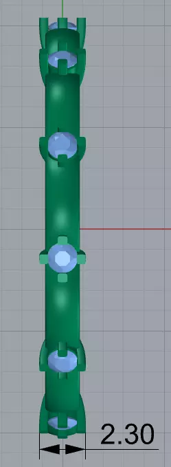 Elegant Scalloped Diamond Eternity Band Ring 3D Model  3D print model_27