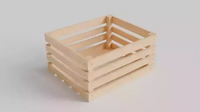 Open Wooden crate