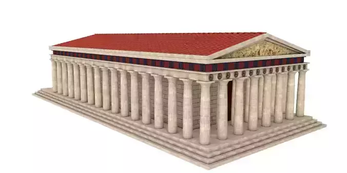 Parthenon Greek Temple 3D model