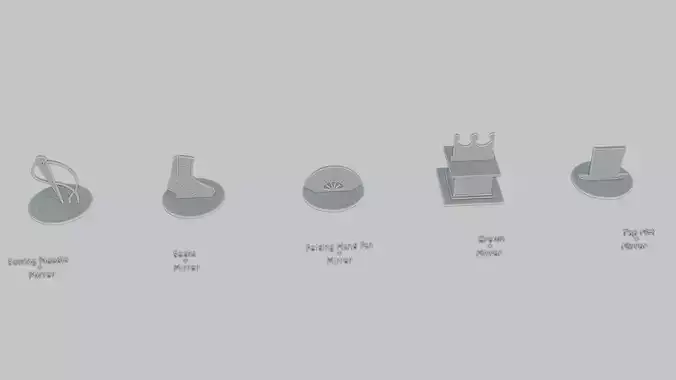 Clothes Mini Pack Emoji Statues 3D print model