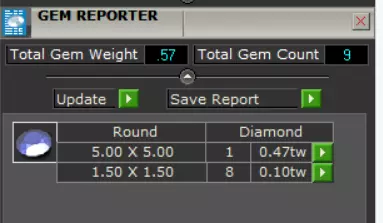 Scalloped Engagement Ring Matching Eternity Band Customizable 3D Model Collection_6