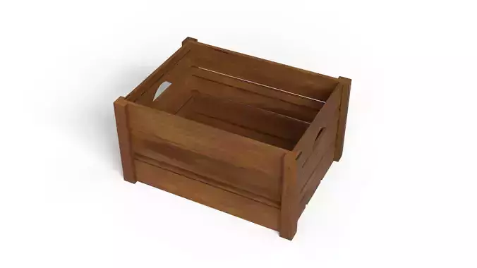 Open Wooden crate