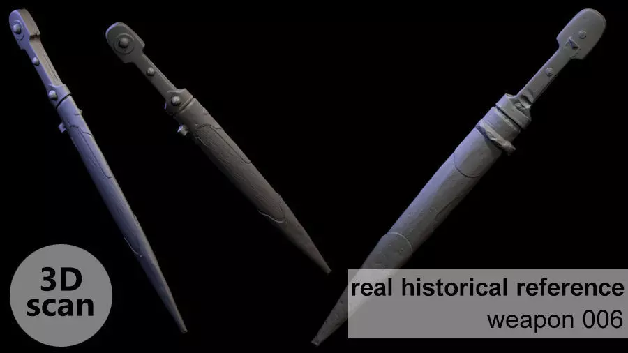 Historical weapon 006 3D print model