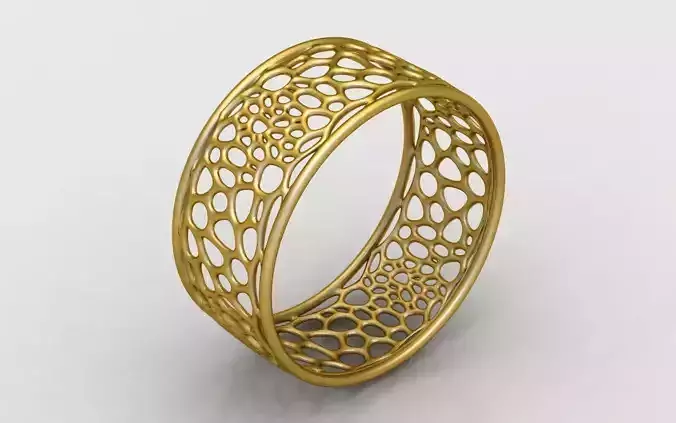 parametric ring 3D printable model   3D print model