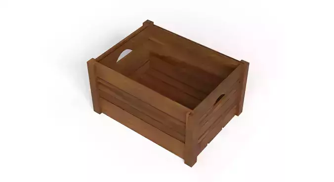 Open Wooden Crate