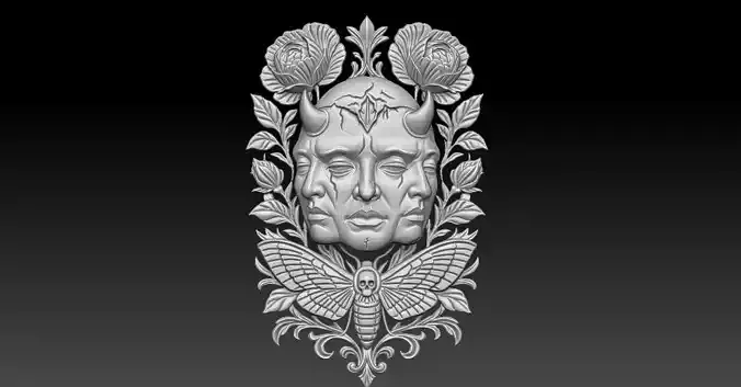 1 art CNC Relief Model 3D print model