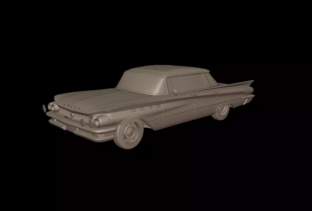 Buick LeSabre 1959 four doors 3D PRINT MODEL 3D print model