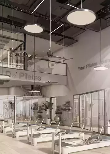 Modern Pilates Studio Interior