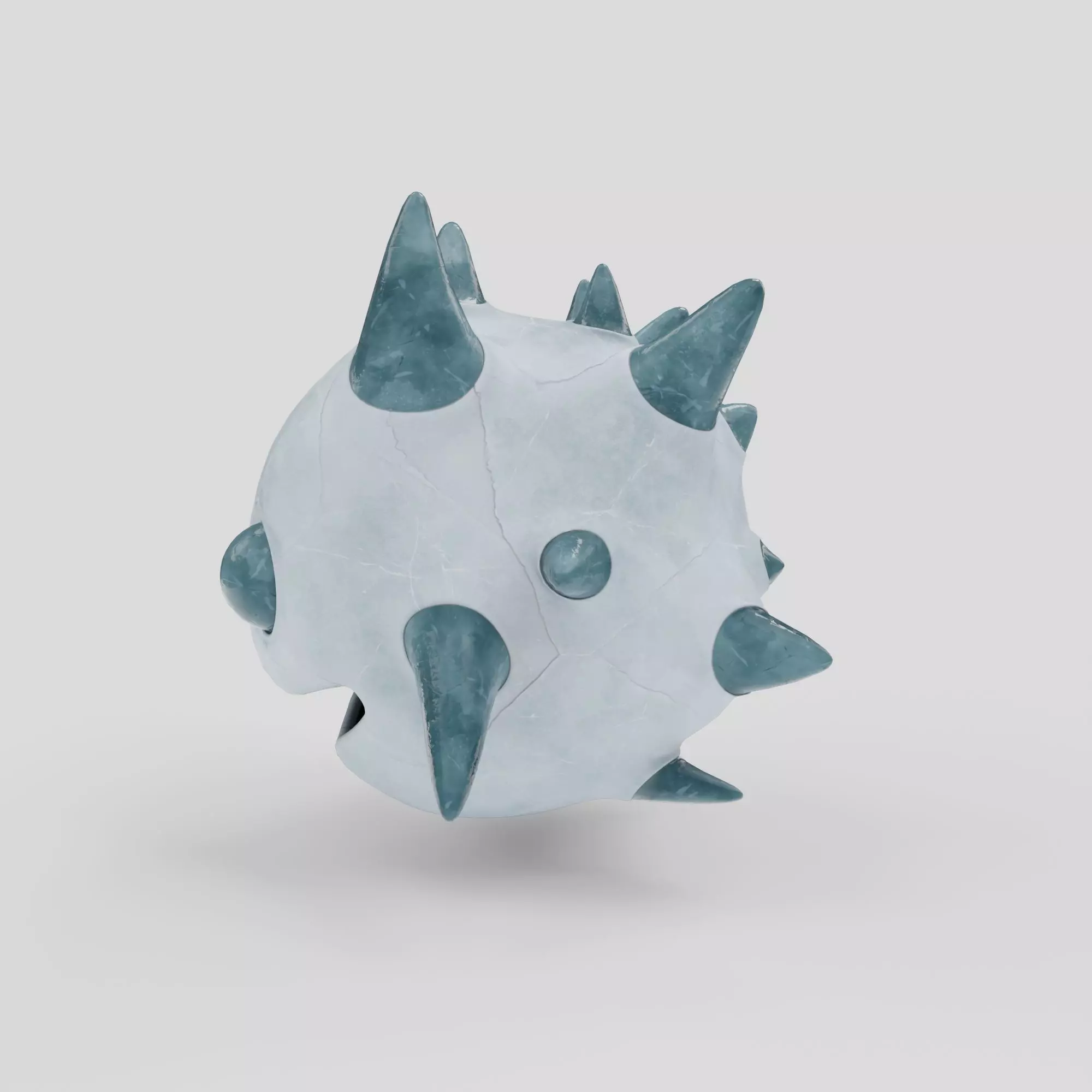 Ice and Snow Fantasy Creature 3D model_2