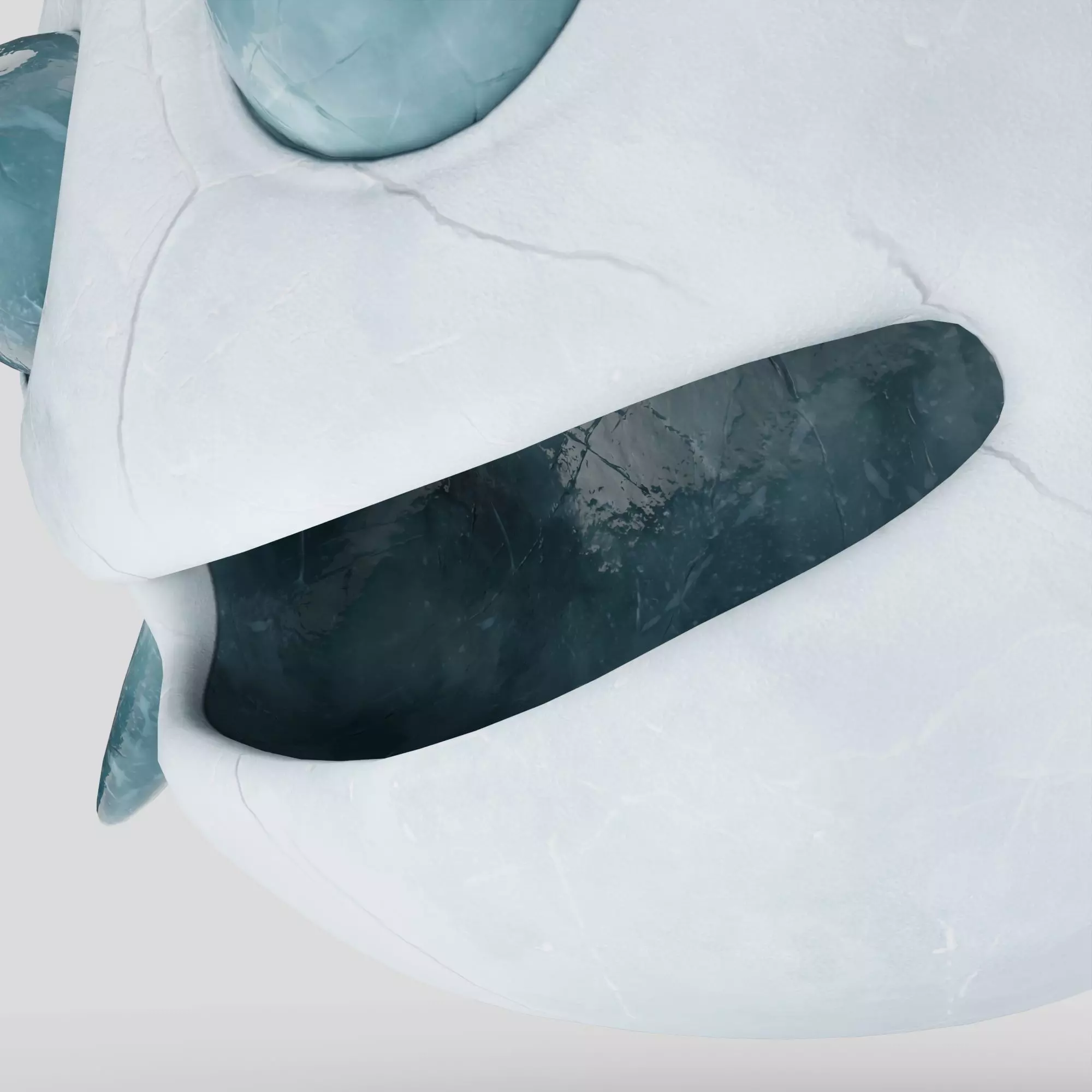 Ice and Snow Fantasy Creature 3D model_9