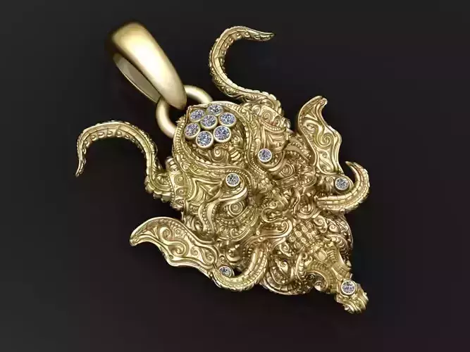 DARAGIUNE FACES PENDANT 